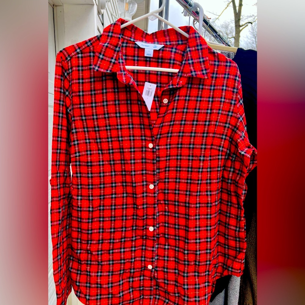 Woman’s flannel shirt
